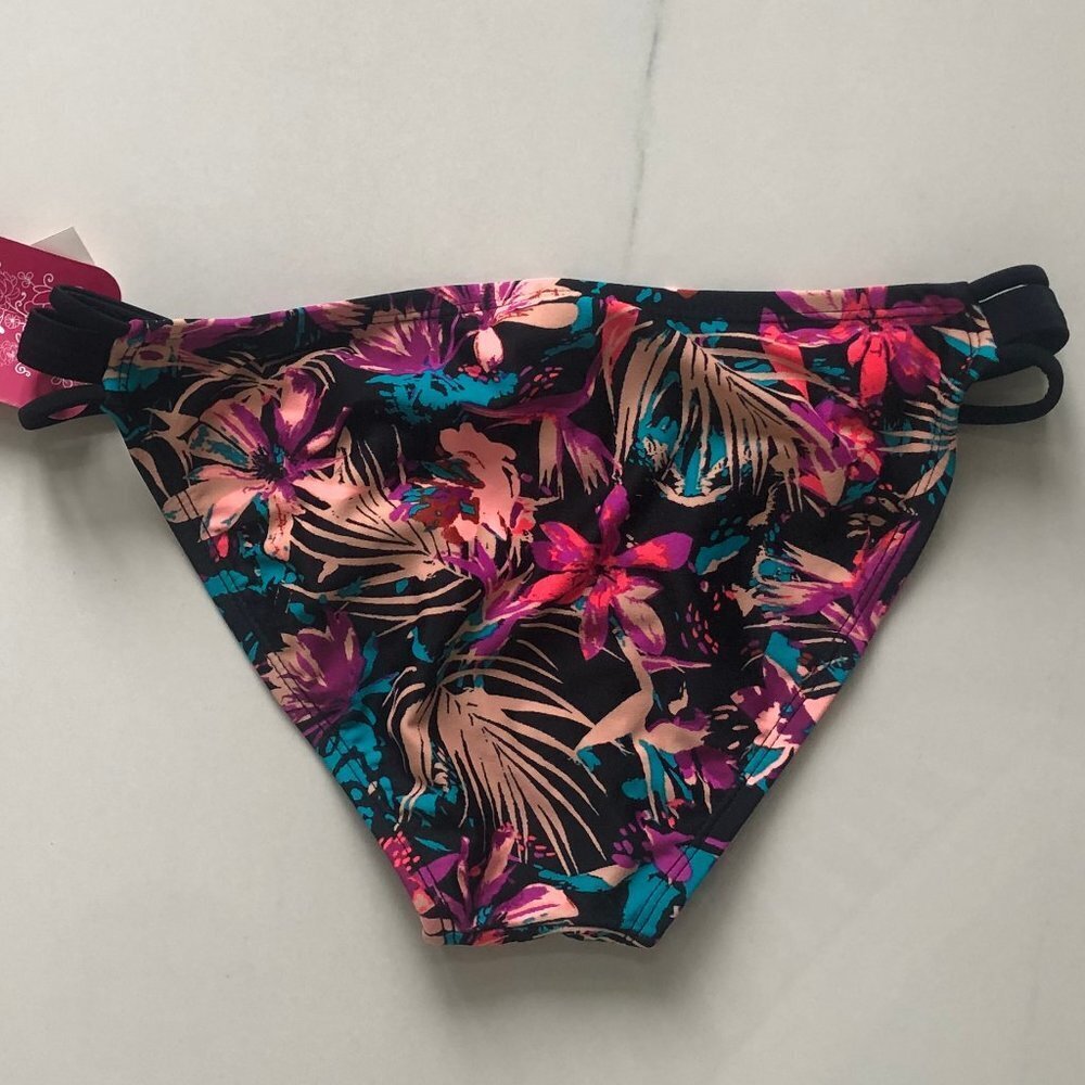 NWT Hula Honey Floral Print Two Piece Bikini Size S - Picture 5 of 6